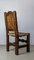 Grande Chaise Rustique en Paille en Noyer, 1970s 6