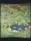 Paravent Taisho à 2 Panneaux avec Fontaine en Bambou, Oiseaux et Fleurs, Japon, 1890s 1