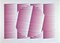 Victor Debach, composición abstracta en rosa, serigrafía, años 70, Imagen 1