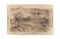 Sconosciuto, Paesaggio, Disegno a matita su carta, XX secolo, Immagine 2