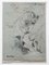 Marcel Mangin 1, Girl in the Woods, Drawing in Pencil on Paper, 20th Century 1