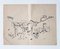 René Gouast, Paesaggio, China Ink on Paper, anni '50, Immagine 1