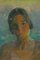 Roberto Melli, Feminine Figure, Oil Painting, 1930s 1