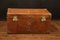 Mail Trunk in Leather and Brass, Image 1