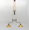 Mid-Century Brass and Metal Billiard Ceiling Lamp, 1960s 2