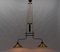 Mid-Century Billard Deckenlampe aus Messing & Metall, 1960er 5