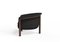 Modern Agnes Armchair in Walnut and Black Wool Fabric by Javier Gomez 7
