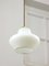 Petite Lampe à Suspension Mid-Century en Laiton et Opaline, Italie 2