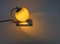 Lámpara de mesita de noche Art Déco vintage cromada, Imagen 8