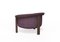 Modern Agnes Armchair in Walnut and Purple Wool Fabric by Javier Gomez, Image 3