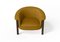 Modern Agnes Armchair in Walnut and Mustard Wool Fabric by Javier Gomez 5