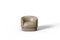 Modern Gentle Armchair in Cream Leather and Metal by Javier Gomez 2