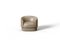 Modern Gentle Armchair in Cream Leather and Metal by Javier Gomez, Image 2