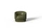 Modern Gentle Armchair in Green Leather and Metal by Javier Gomez, Image 2