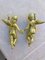 Antique Golden Ceramic Putti, 1800s, Set of 2 4