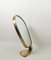 Mid-Century Italian Table Mirror in Brushed Brass, 1950s, Image 7