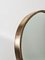 Espejo de mesa italiano Mid-Century de latón cepillado, años 50, Imagen 8