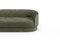 Modern Gentle Sofa in Green Velvet and Bronze Metal by Javier Gomez 4