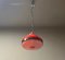 Space Age Orange Hanging Lamp by Harvey Guzzini, 1960s 9