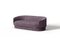 Modern Gentle Sofa in Purple Velvet and Bronze Metal by Javier Gomez 1
