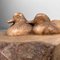 Japanese Waterfowl in Carved Wood, 1940s 6