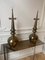 Lámparas de mesa de metal bañado en cobre, años 80. Juego de 2, Imagen 4