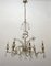 Crystal Beaded Murano Flower Chandelier, 1940s 1