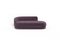 Modernes Gentle Daybed aus violettem Samt und bronzefarbenem Metall von Javier Gomez 2