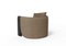 Modern Sunset Armchair in Brown Fabric and Black Stained Ash by Javier Gomez, Image 5
