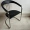 Black and Chrome Cnastra Cantilever Chairs from Arrben, 1970s, Set of 2 5
