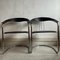 Black and Chrome Cnastra Cantilever Chairs from Arrben, 1970s, Set of 2 1