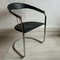 Chaises Cantilever Cnastra Noires et Chrome de Arrben, 1970s, Set de 2 9