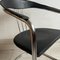 Black and Chrome Cnastra Cantilever Chairs from Arrben, 1970s, Set of 2 6