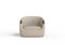 Modern Bubble Armchair in Cream Boucle and Walnut by Javier Gomez, Image 2