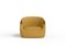 Modern Bubble Armchair in Mustard Boucle and Walnut by Javier Gomez, Image 2