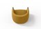 Modern Bubble Armchair in Mustard Boucle and Walnut by Javier Gomez 4