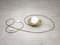 Kleine Mid-Century Pearl Tisch- oder Wandlampe aus Messing & Opalglas, 1950er 21