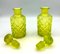 19th Century Uranium Baccarat Glass Perfume Bottles, Set of 2 9