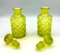 19th Century Uranium Baccarat Glass Perfume Bottles, Set of 2, Image 9