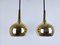 Teardrop Pendant Lights by Hans-Agne Jakobsson for Markaryd, 1960s, Set of 2, Image 1