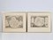 Cartes des Vins Levasseur La Marne & Cote d'Or Antiques, 1852, Set de 2 1