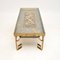 Vintage Brass Coffee Table, 1960s 4