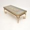 Vintage Brass Coffee Table, 1960s 3