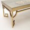 Vintage Brass Coffee Table, 1960s 12