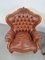 Italian Victorian Style Sheep Leather Armchairs, 1950s, Set of 2 9