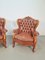 Italian Victorian Style Sheep Leather Armchairs, 1950s, Set of 2 11