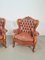 Italian Victorian Style Sheep Leather Armchairs, 1950s, Set of 2, Image 11