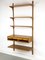 Danish Teak Wall Shelving Unit from Hansen & Guldborg, 1960s, Image 1