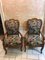 French Armchair in Upholstered Cherrywood, 1850s, Set of 2 1