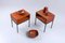 Mid-Century Teak Nachttische von Kuperus, 1960er, 2er Set 5